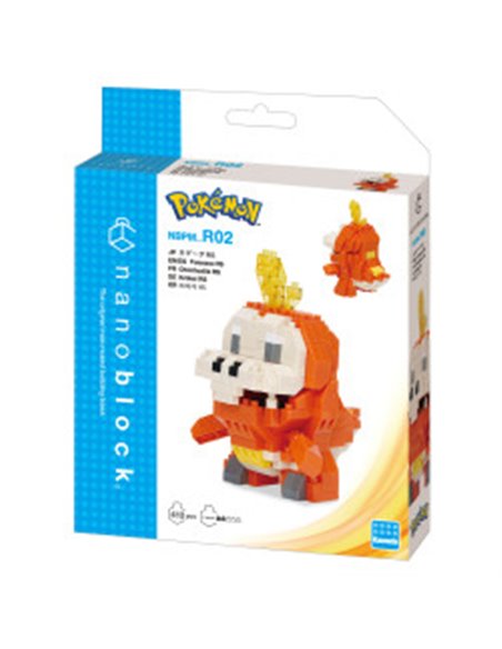 Pokemon Chochodile Fuecoco Krokel - Mini series - NANOBLOCK