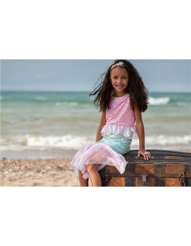 Robe de sirène Misty rose - great pretenders