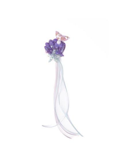Ensemble queue de sirène "Bling Bling" rose avec accessoire cheveux taille 4-6 ans