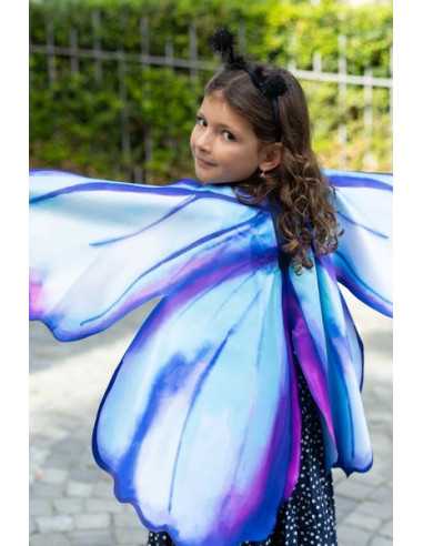 Ailes de papillon en tissu bleues taille 4-6 ans - great pretenders