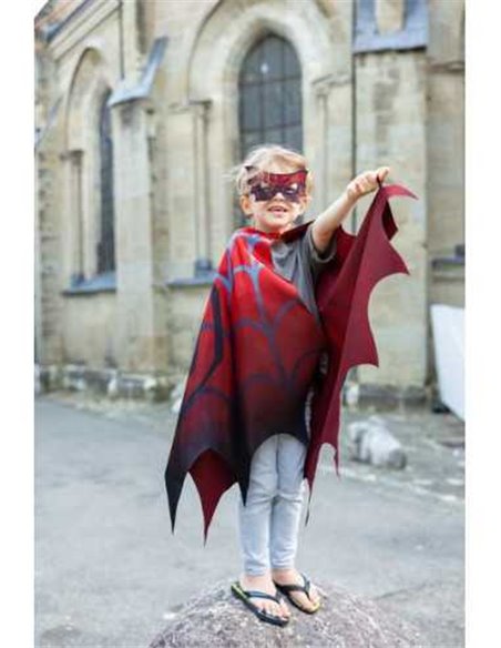 Cape en tissu super-héros araignée taille 4-6 ans - great pretenders