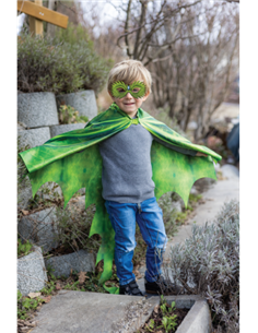 Ailes de dragon vertes en tissu taille 4-6 ans - great pretenders 2