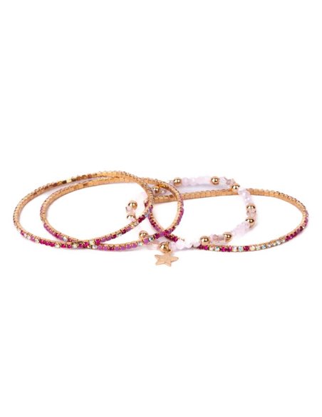 Bracelet Boutique "Glam Girl", 4 Pcs - great pretenders