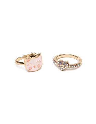 Bague Boutique "Kitty Love", 2 pcs - great pretenders