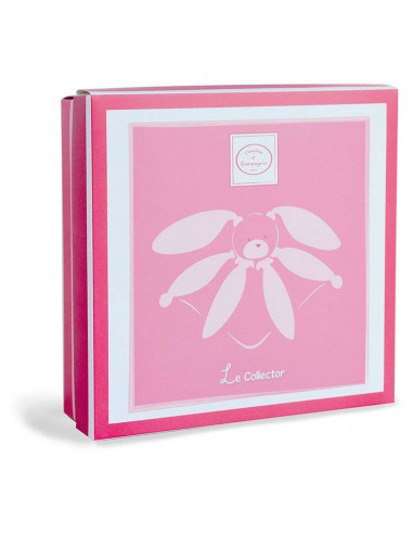 Doudou lapin rose