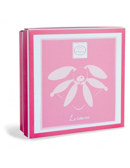 Doudou lapin rose