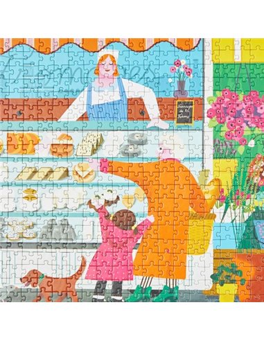 Puzzle Sur Le Marché 500 pièces - Janod