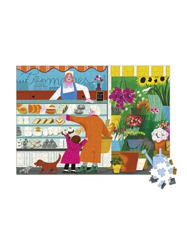 Puzzle Sur Le Marché 500 pièces - Janod