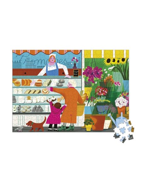 Puzzle Sur Le Marché 500 pièces - Janod