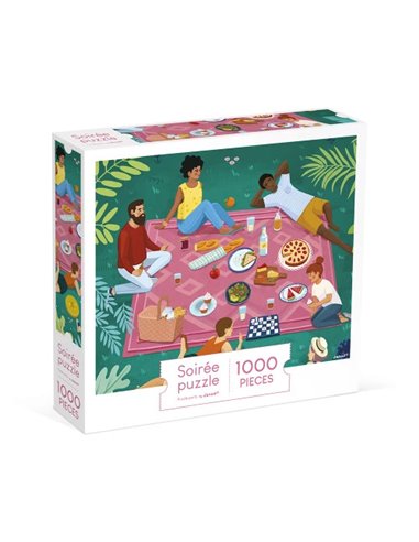 Puzzle Pique-nique Entre Amis 1000 pièces - Janod