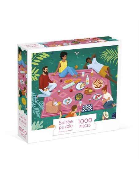Puzzle Pique-nique Entre Amis 1000 pièces - Janod