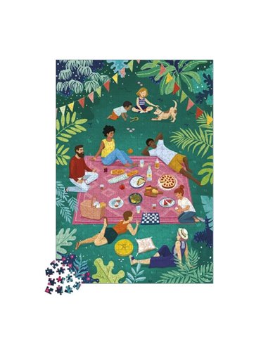 Puzzle Pique-nique Entre Amis 1000 pièces - Janod