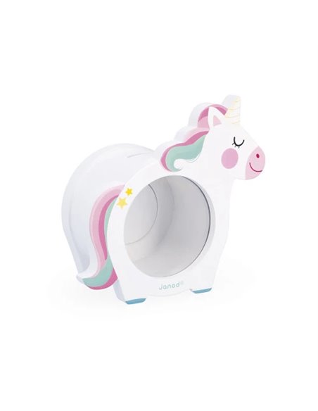 Tirelire Licorne en bois - Janod
