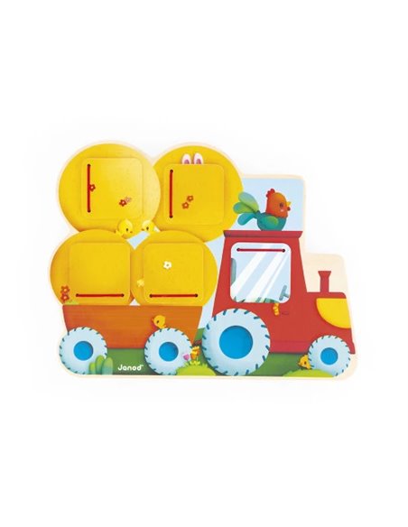 Cache-Cache Tracteur Ferme - Janod