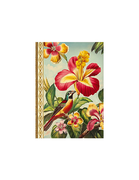 CARNET MOTS DE PASSE - FLEURS