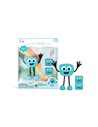 Personnage blair bleu et 2 cubes bleus - Glo pals