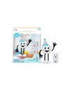 Personnage party blanc et 2 cubes lumineux - glo pals