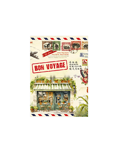 CARNET DE NOTE 48 PAGES 10,5 X 15 CM - BON VOYAGE