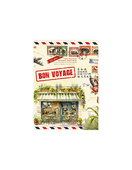 CARNET DE NOTE 48 PAGES 10,5 X 15 CM - BON VOYAGE
