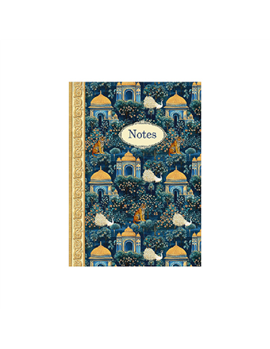 CARNET DE NOTES 48 PAGES 10,5 X 15 CM - PATTERN Inde - gwenaelle trolez