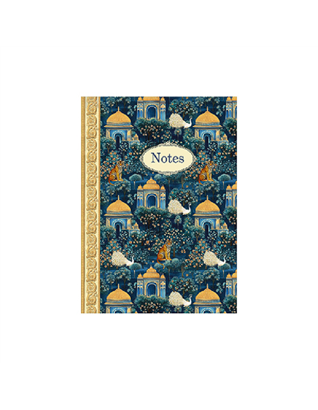 CARNET DE NOTES 48 PAGES 10,5 X 15 CM - PATTERN Inde - gwenaelle trolez