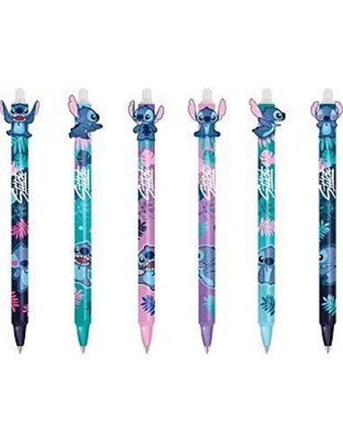 Stylo Effaçable Stitch Disney - Encre Bleue Rétractable