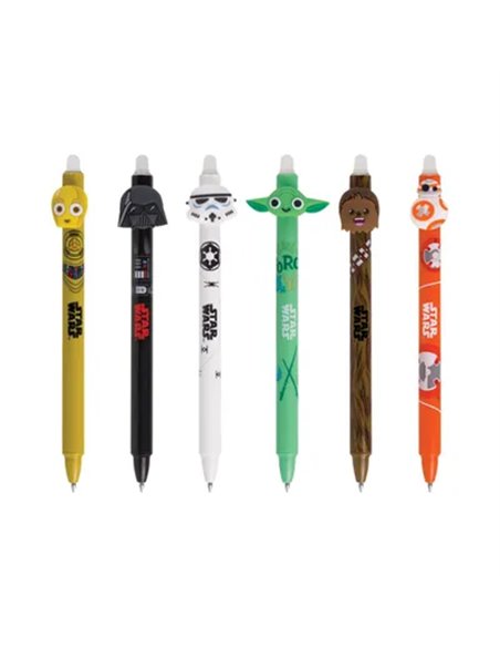 Stylo Effaçable Star Wars - Encre Bleue Rétractable