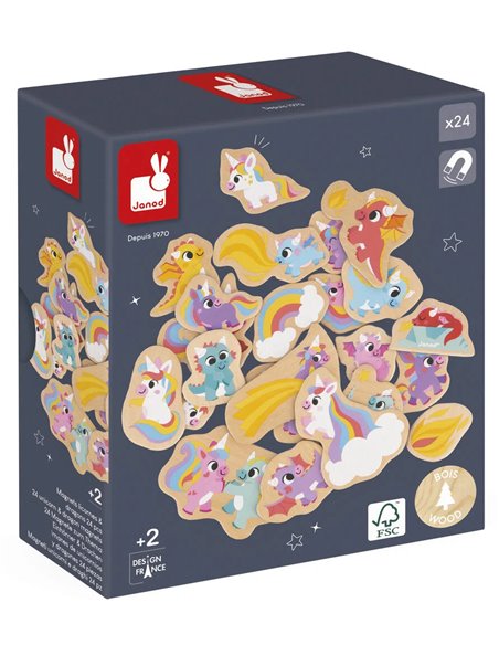 Magnets Licornes & Dragons Enchantés - Janod