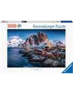 Puzzle Ravensburger Hamnoy Iles Lofoten 3000 pièces