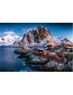 Puzzle Ravensburger Hamnoy Iles Lofoten 3000 pièces 2