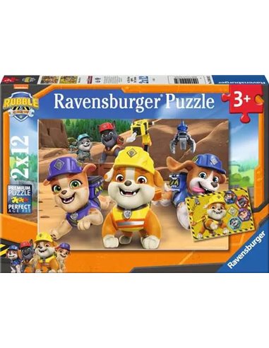 Puzzle Rubben L'équipe en action 2x12 pièces
