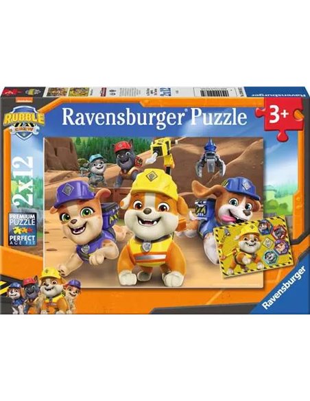 Puzzle Rubben L'équipe en action 2x12 pièces