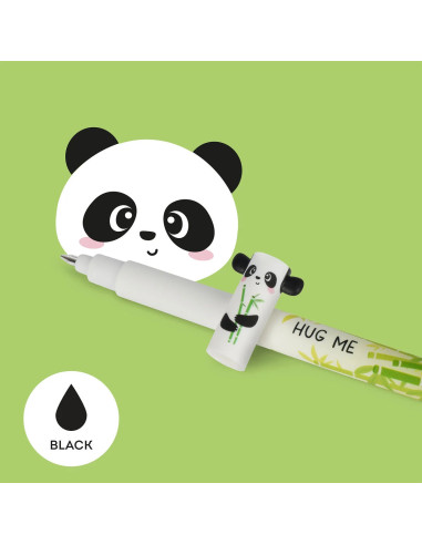 Stylo Gel Effacable Panda Legami ecriture Fluide et Correction Facile