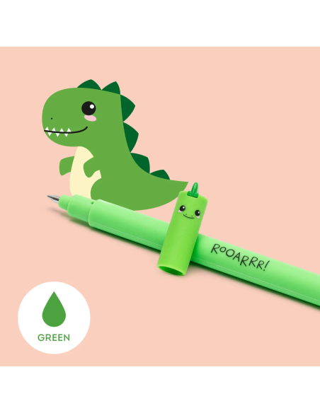 Stylo legami  encre gel effacable - Dinosaure