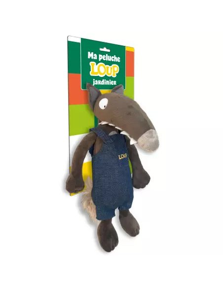 MA PELUCHE LOUP - JARDINIER - Auzou