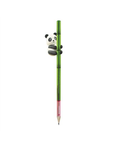 Crayon avec Gomme - I love bamboo panda - LEGAMI