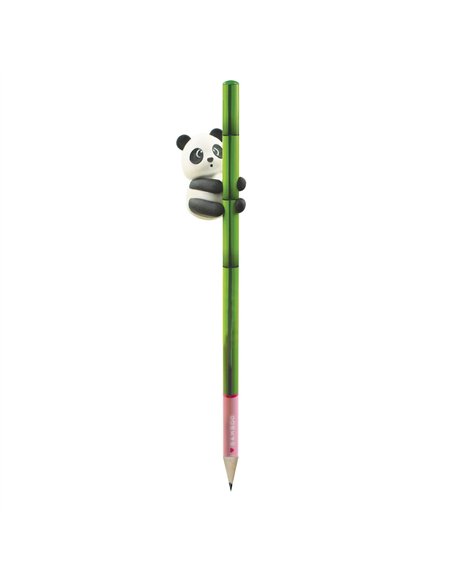 Crayon avec Gomme - I love bamboo panda - LEGAMI