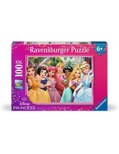 Puzzle Enfant ravensburger - La vie est un conte de fées / Disney Princesses - 100 pièces XXL