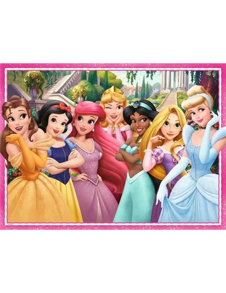 Puzzle Enfant ravensburger - La vie est un conte de fées / Disney Princesses - 100 pièces XXL