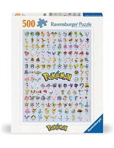 Puzzle POKEMON - pokédex 1ère Génération 500p