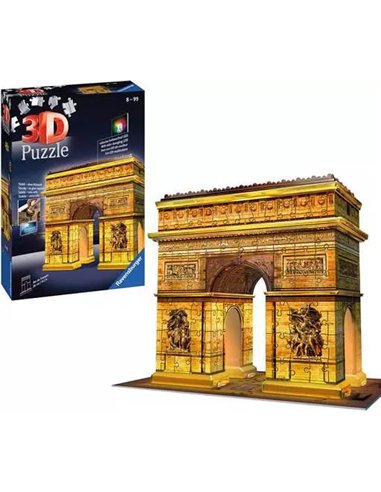 Puzzle 3D arc de triomphe illuminé