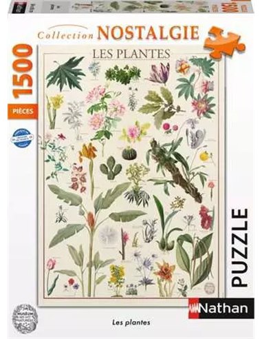 Puzzle Les Plantes muséum national d'histoire naturelle 1500p