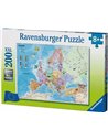 Puzzle Carte d'Europe 200p