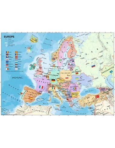 Puzzle Carte d'Europe 200p