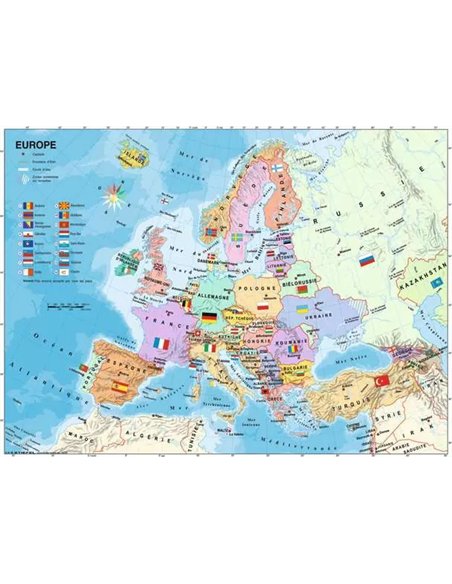 Puzzle Carte d'Europe 200p