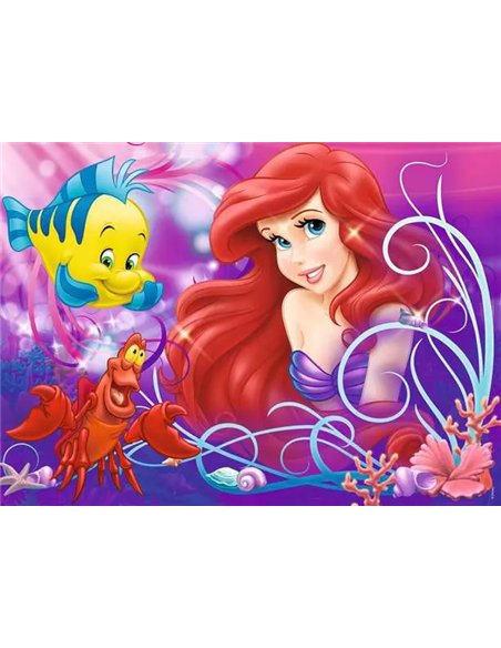 Puzzle Jolie Petite Sirène Ariel - 60p