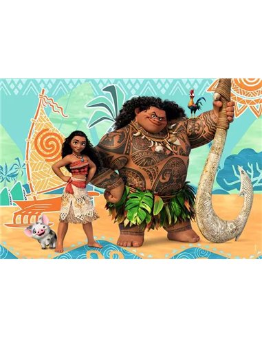 Puzzle Vaiana et ses Amis 2x24p
