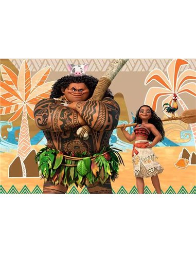 Puzzle Vaiana et ses Amis 2x24p
