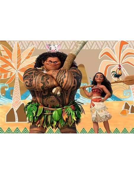 Puzzle Vaiana et ses Amis 2x24p