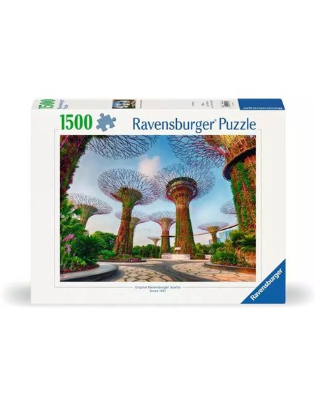 Puzzle Jardin Baie Singapour 1500p